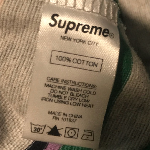Supreme Heather Stripes Tee - Picture 3 of 4